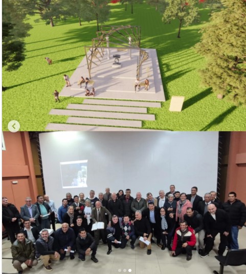Presentaron el proyecto para construir un Monumento a la Biblia en el Hito Tres Frontera imagen-3