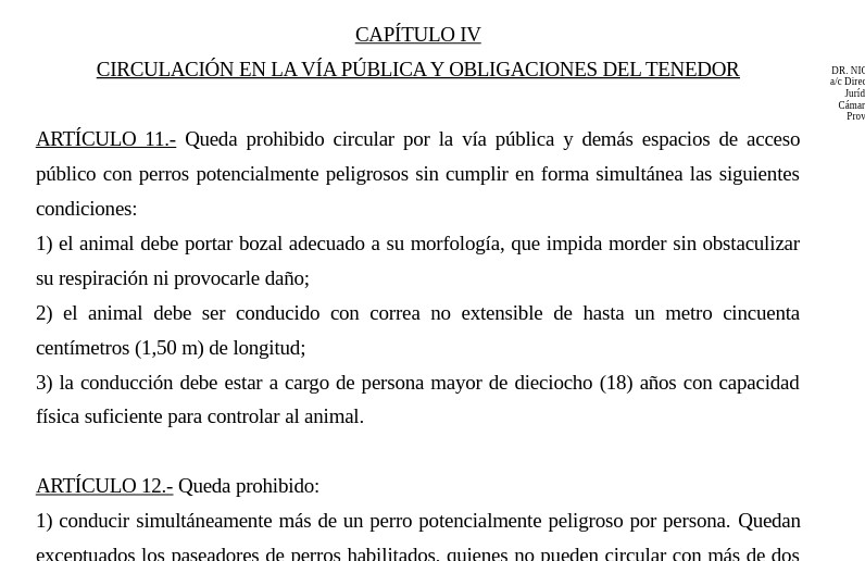 Perros potencialmente peligrosos: el proyecto que busca ordenar una deuda pendiente en Misiones avanzó en comisión imagen-9