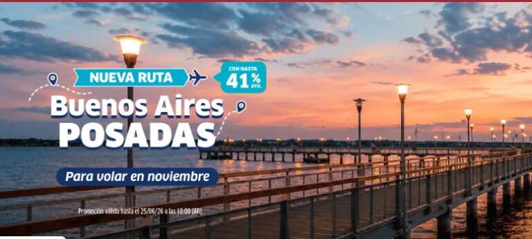 Más conectividad: Passalacqua anunció nueva conexión aérea entre Posadas y Buenos Aires Más conectividad: Passalacqua anunció nueva conexión aérea entre Posadas y Buenos Aires imagen-48
