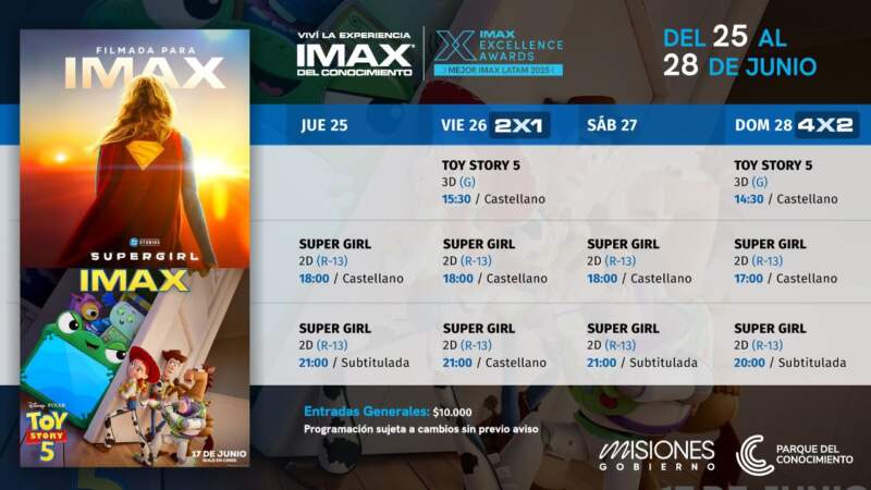 Acción, emoción y solidaridad: “Supergirl” aterriza en el Imax del Conocimiento y “Toy Story 5” sigue en pantalla imagen-5
