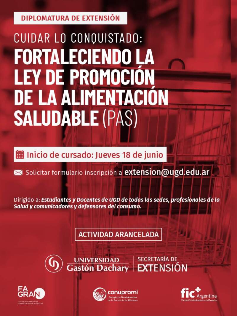 La UGD lanza una diplomatura para fortalecer el conocimiento sobre alimentación saludable y salud pública imagen-5