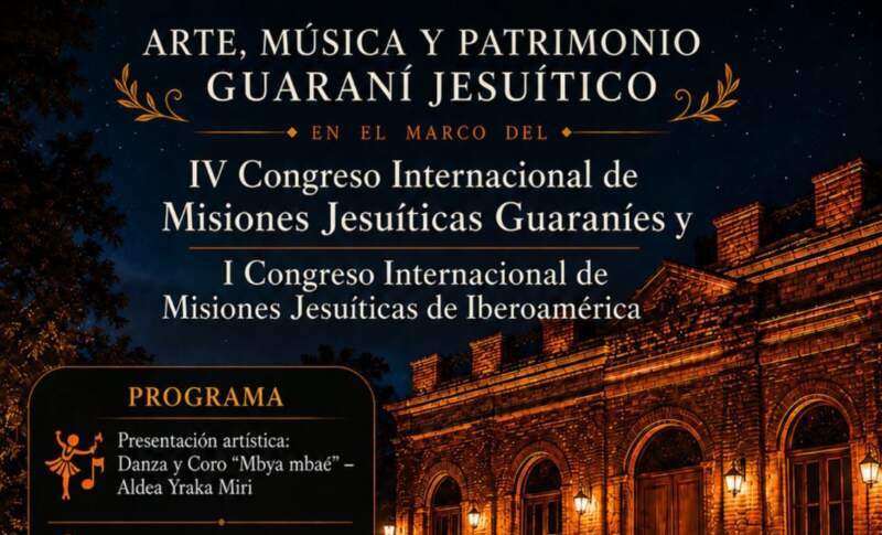 Concepción de la Sierra será sede de una velada de arte, música y patrimonio guaraní jesuítico imagen-9