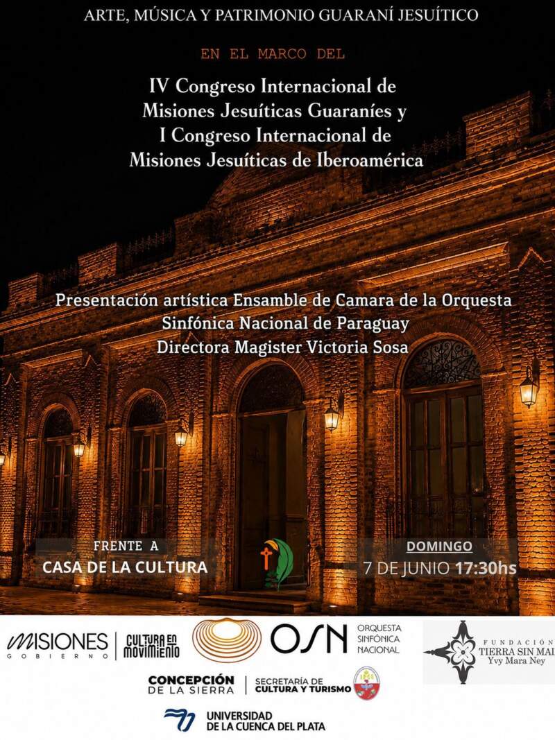 Posadas será sede del IV Congreso Internacional de Misiones Jesuíticas Guaraníes y el primero de Iberoamérica imagen-2