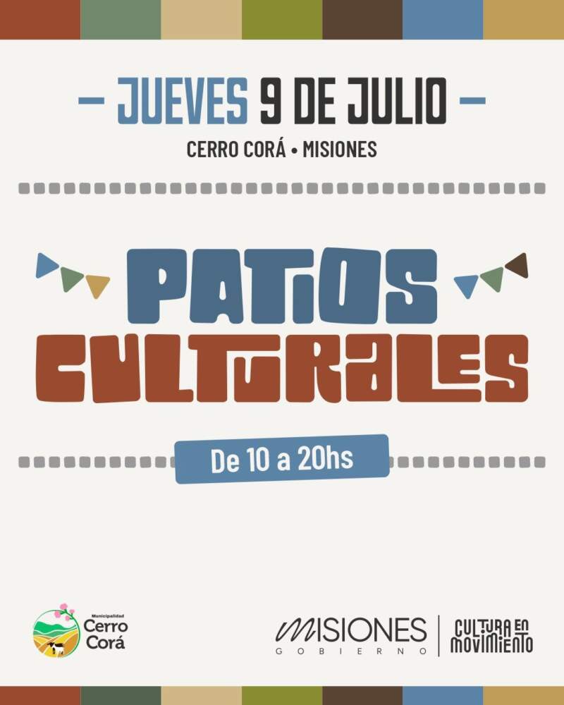 Con patios abiertos y gastronomía local, Cerro Corá lanzará “Patios Culturales” durante los festejos del 9 de Julio imagen-2