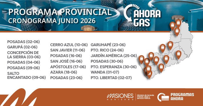 El programa Ahora Gas sigue recorriendo la provincia, dónde estará en junio imagen-2