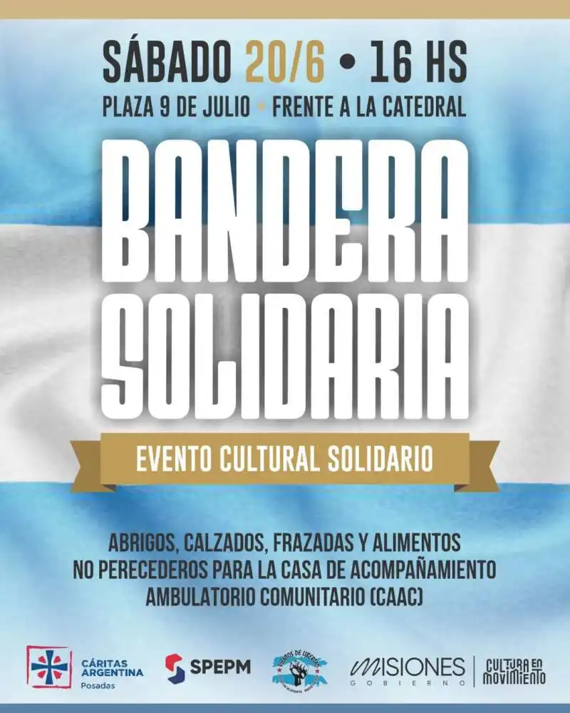Una bandera que abriga: cultura y solidaridad se unen en una convocatoria abierta a la comunidad imagen-12
