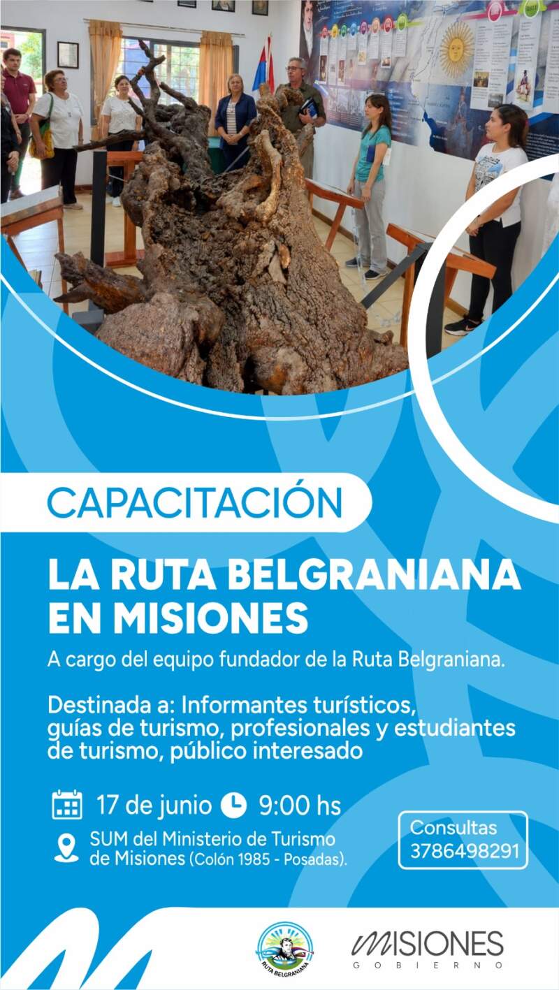 Posadas será sede de una capacitación sobre el recorrido histórico de Belgrano en Misiones imagen-2