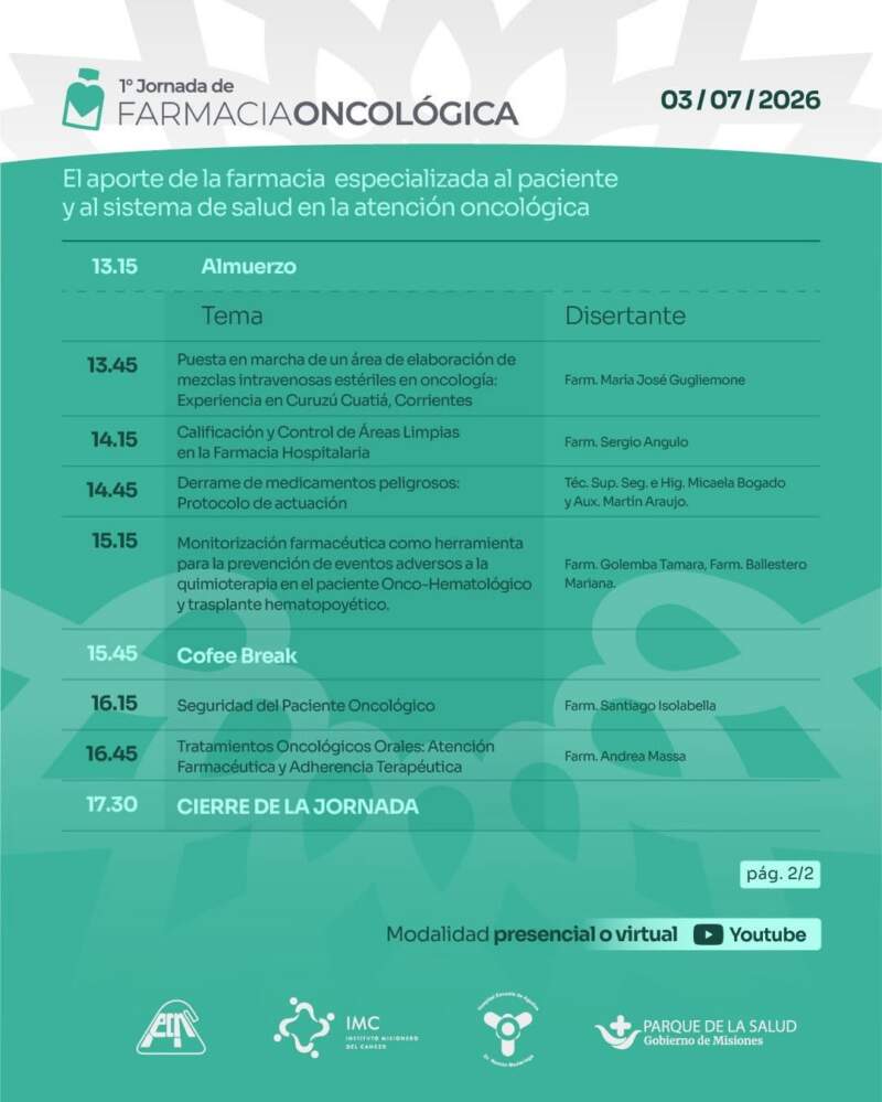 La farmacia oncológica del IMC es una pieza clave del tratamiento de 700 casos nuevos de cáncer por año imagen-12