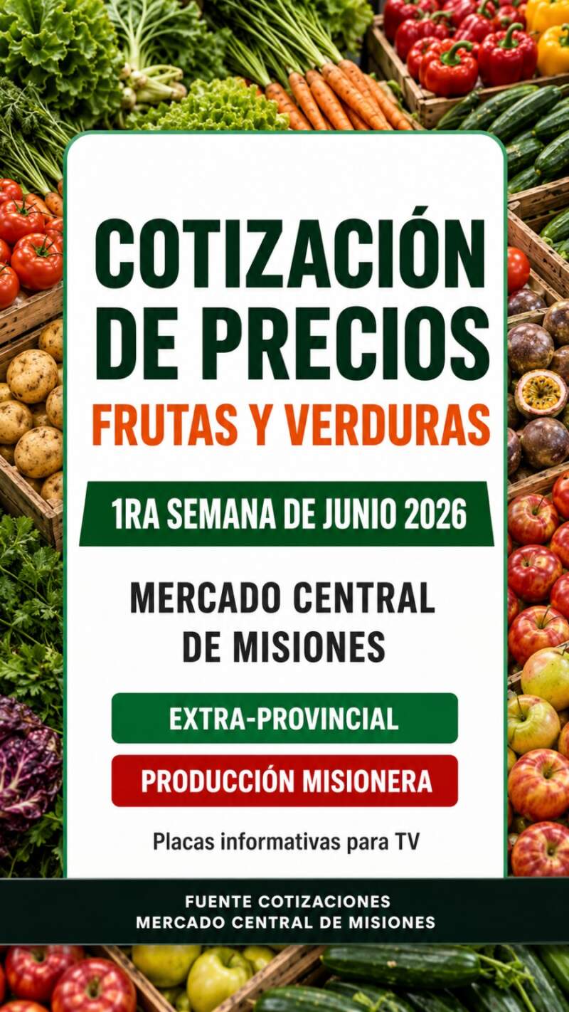 Del campo al Mercado Central Misiones: frutas y verdura con beneficios directos al consumidor 2 Del campo al Mercado Central Misiones: frutas y verdura con beneficios directos al consumidor imagen-1