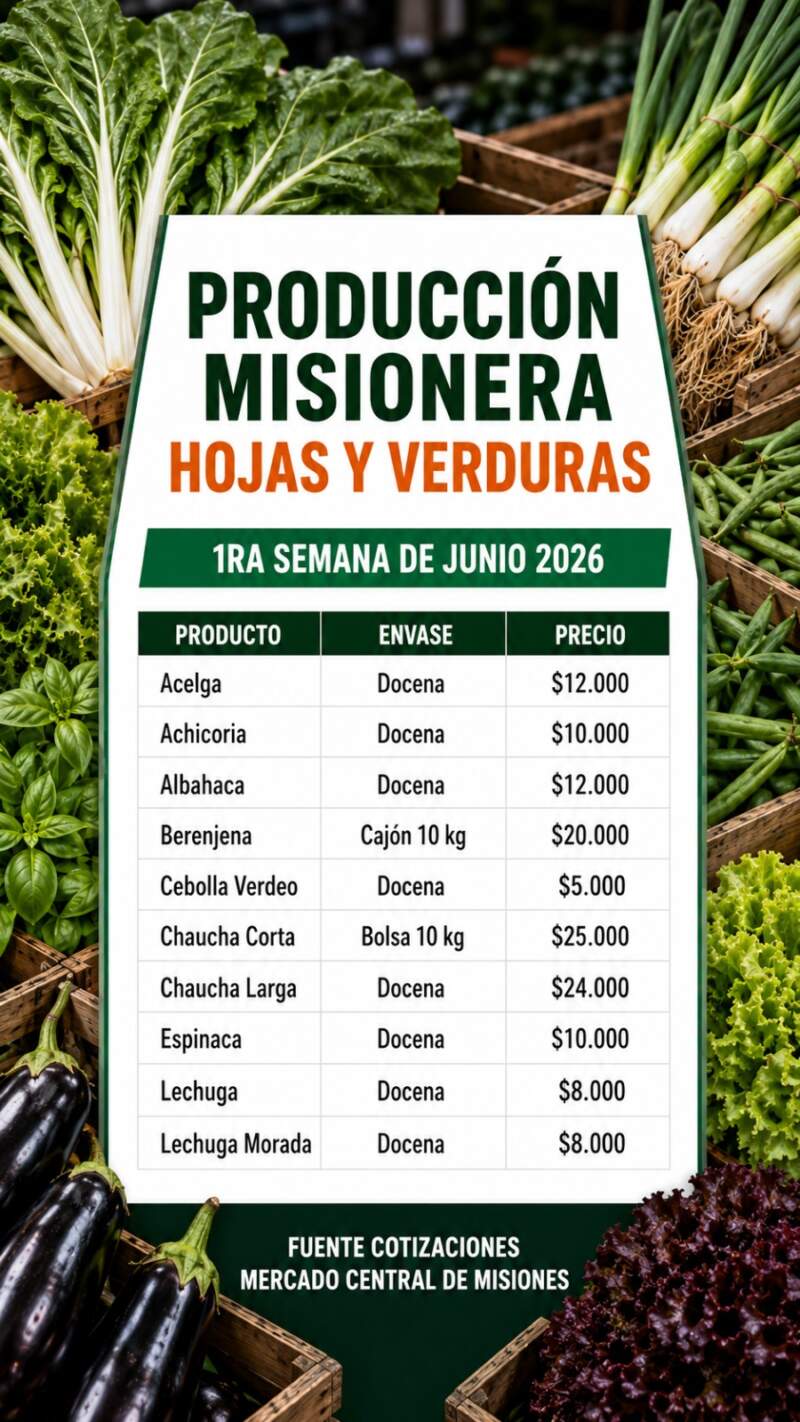 Del campo al Mercado Central Misiones: frutas y verdura con beneficios directos al consumidor 10 Del campo al Mercado Central Misiones: frutas y verdura con beneficios directos al consumidor imagen-9