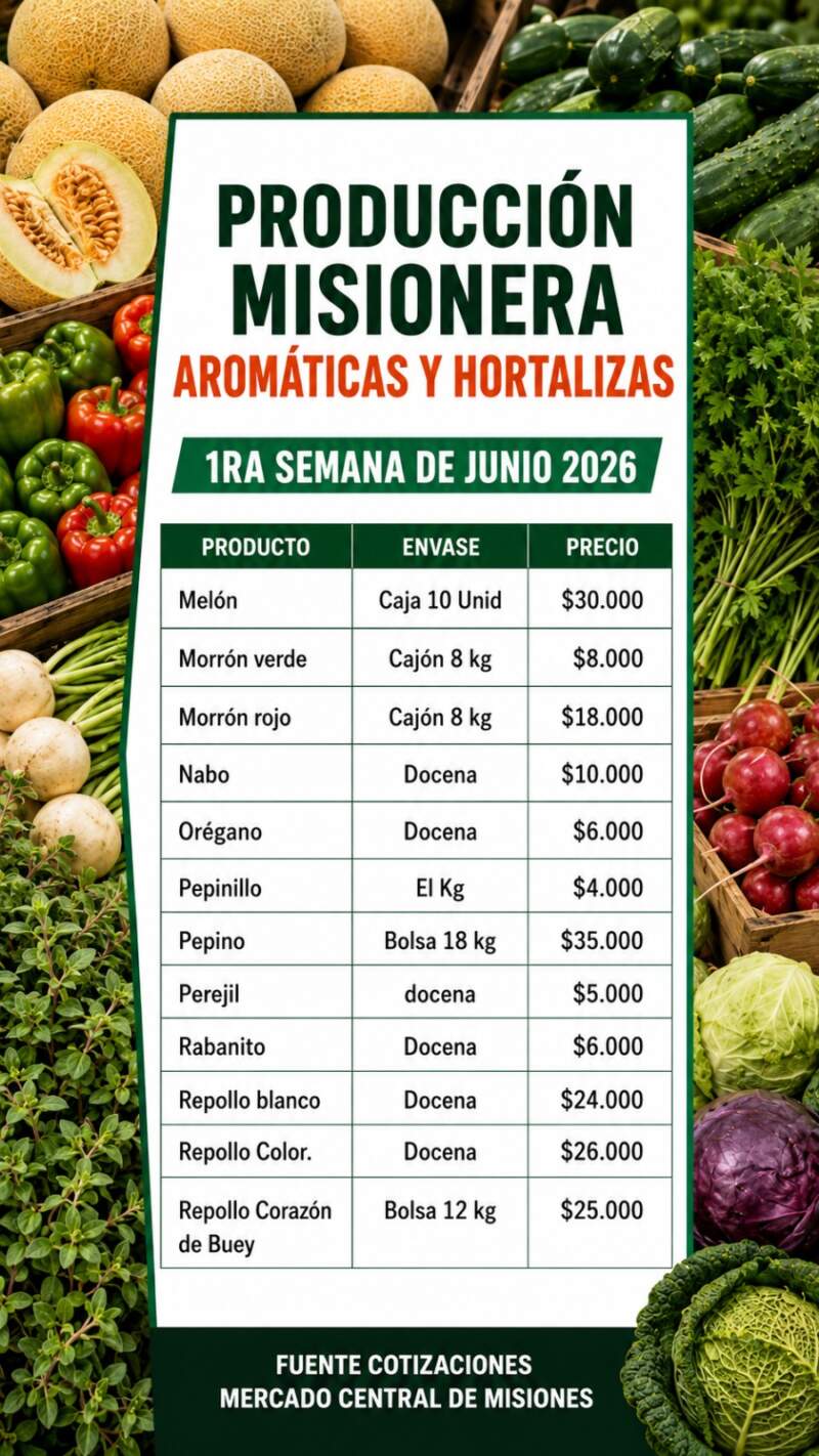 Del campo al Mercado Central Misiones: frutas y verdura con beneficios directos al consumidor 8 Del campo al Mercado Central Misiones: frutas y verdura con beneficios directos al consumidor imagen-7
