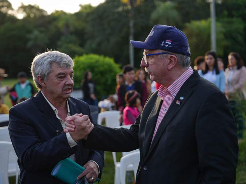 "Creo que estas piedras guardan todo el espíritu del ser misionero", dijo Passalacqua en el acto por los 400 años de la fundación de Santa María la Mayor imagen-17