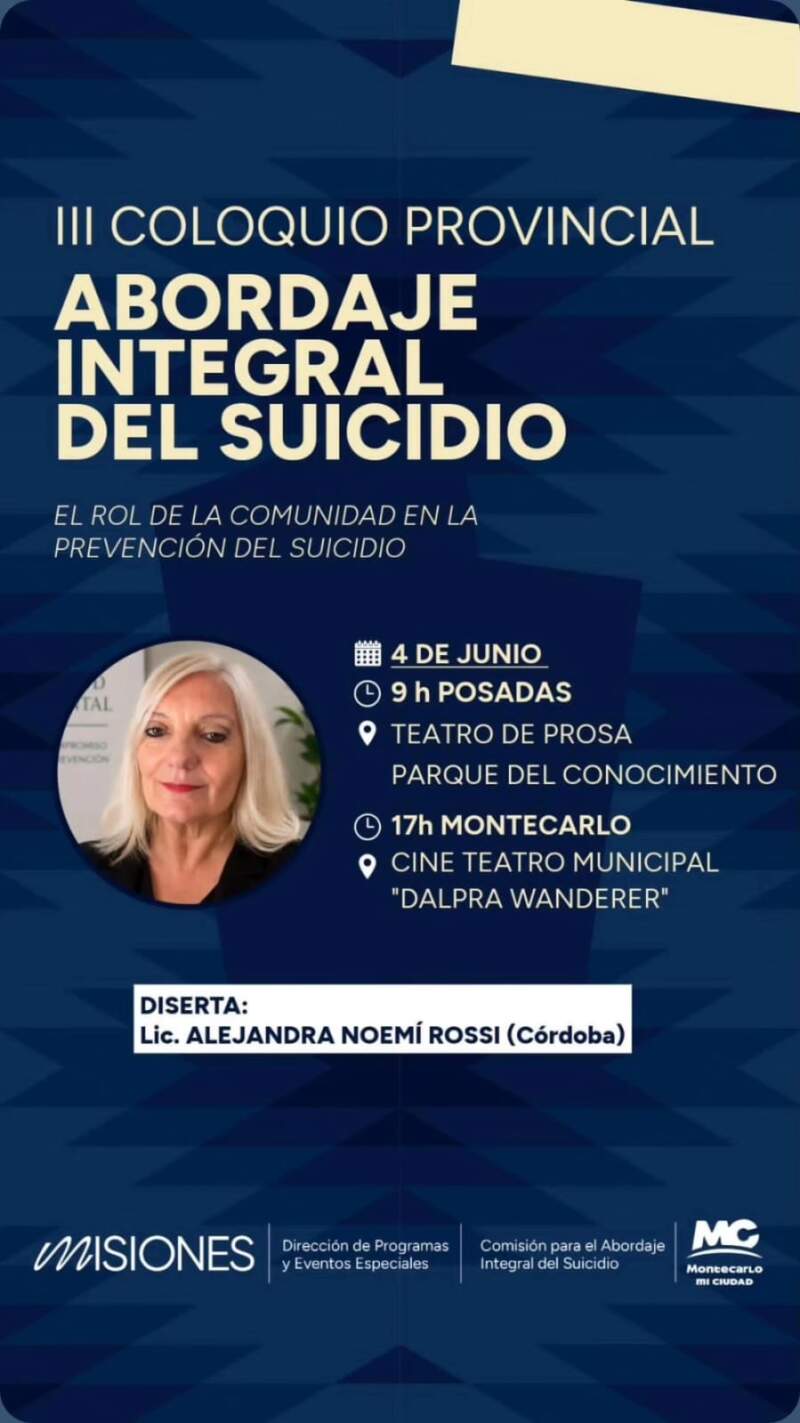 Con Jornadas de Capacitación la CAIS impulsa en Posadas y Montecarlo nuevas jornadas de formación en Prevención del Suicidio imagen-2