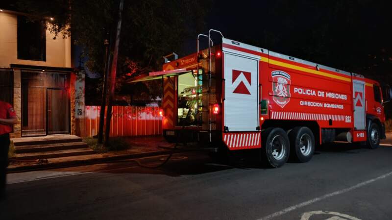 Bomberos sofocaron un incendio en el tendido eléctrico de Posadas 3 Bomberos sofocaron un incendio en el tendido eléctrico de Posadas imagen-2