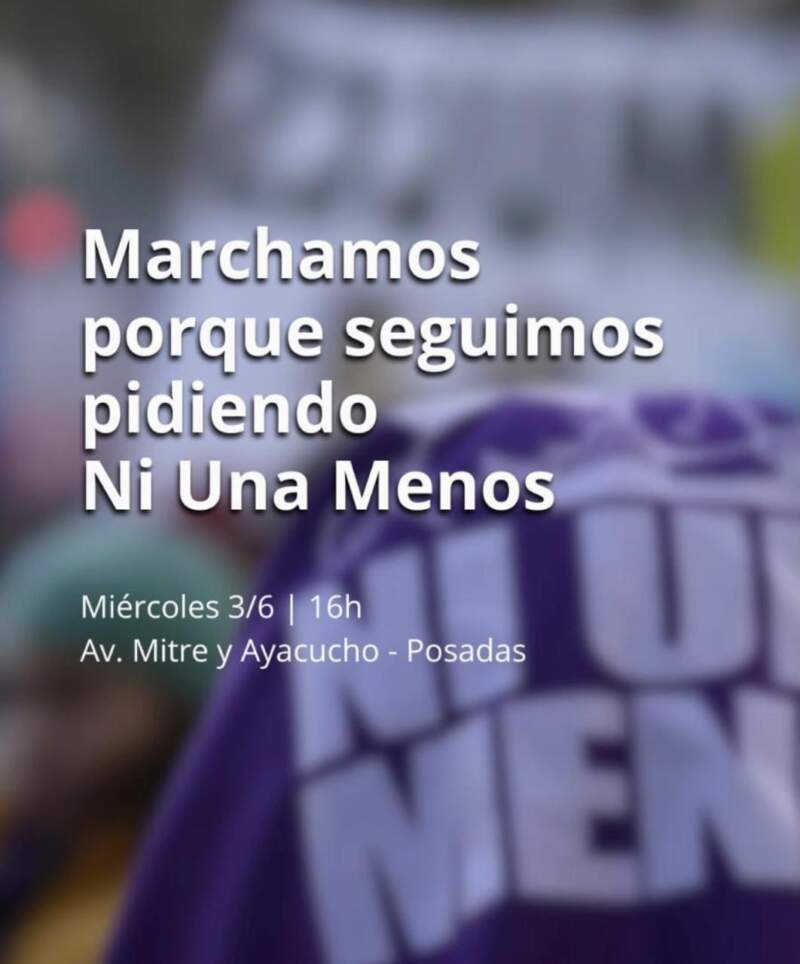A 11 años del primer grito, Misiones vuelve a marchar por Ni Una Menos imagen-2