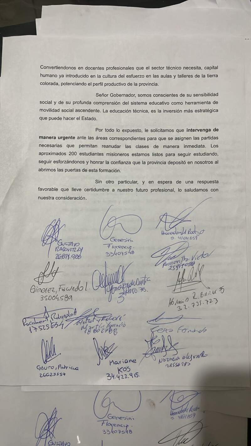 Tras el reclamo difundido por C6Digital, estudiantes de formación docente técnica recibieron una respuesta: habrá cambios, pero aún no hay fecha de inicio imagen-3