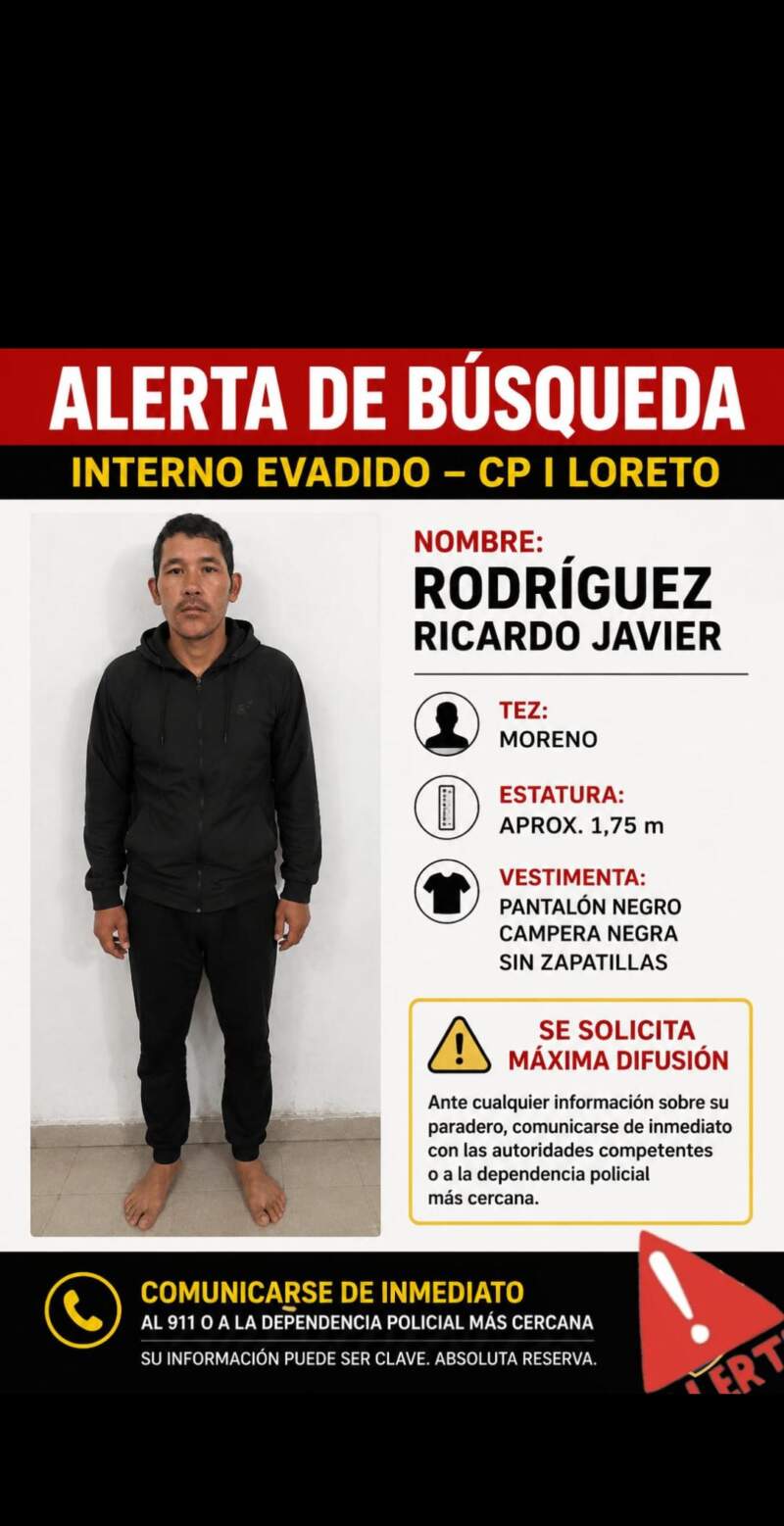 Se fugó un interno del Complejo Penitenciario de Loreto 13 Se fugó un interno del Complejo Penitenciario de Loreto imagen-12