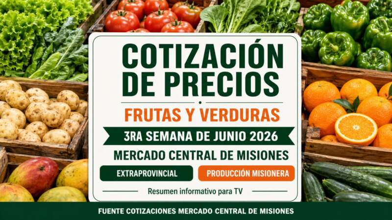 Calidad de la chacra a la mesa: El Mercado Central de Misiones garantiza variedad y precios accesibles en su nueva lista imagen-2
