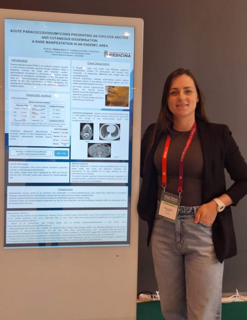 Un diagnóstico realizado en el Madariaga alcanzó el podio en un congreso internacional de medicina interna imagen-5