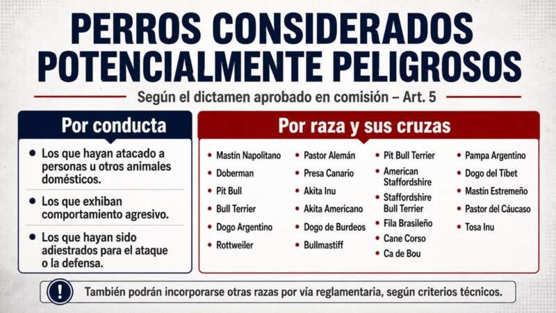 Perros potencialmente peligrosos: el proyecto que busca ordenar una deuda pendiente en Misiones avanzó en comisión imagen-11
