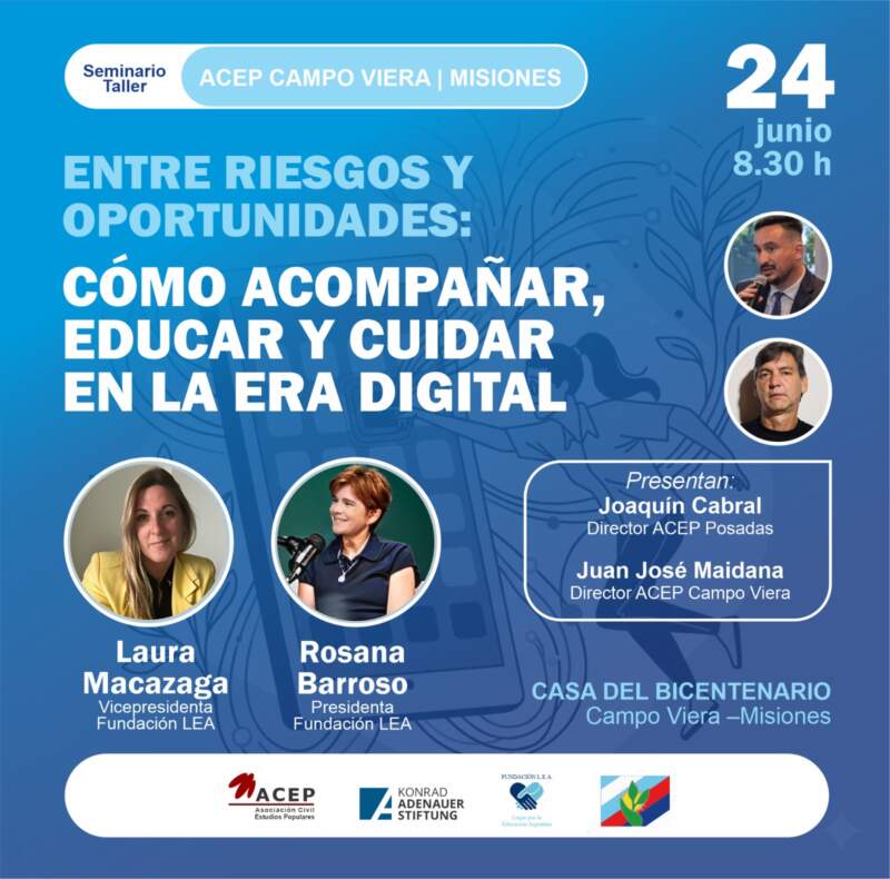 ACEP Misiones impulsa charlas sobre ciudadanía digital en Posadas, Campo Viera y Puerto Rico 5 ACEP Misiones impulsa charlas sobre ciudadanía digital en Posadas, Campo Viera y Puerto Rico imagen-4