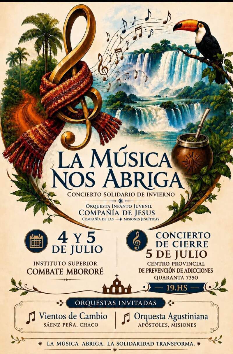 "La música es un puente para llegar a quienes más lo necesitan": El Instituto Combate Mbororé organiza un concierto solidario interprovincial imagen-3