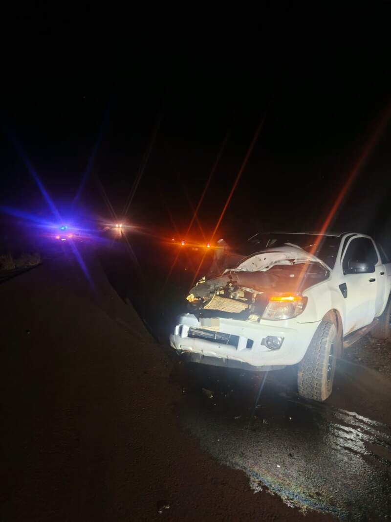 Terminó hospitalizado tras embestir a un caballo sobre la Ruta Costera 2 en Tres Capones imagen-8