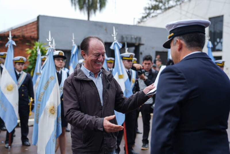 "La seguridad de nuestros ríos, fronteras y de una parte importante de nuestra economía está en manos de la Prefectura", recordó Passalacqua imagen-6