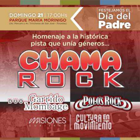 Chama-Rock vuelve a Posadas con una edición especial para celebrar el Día del Padre imagen-11