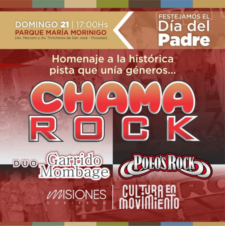Chama-Rock vuelve a Posadas con una edición especial para celebrar el Día del Padre imagen-8