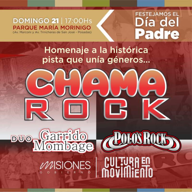 Chama-Rock vuelve a Posadas con una edición especial para celebrar el Día del Padre imagen-12