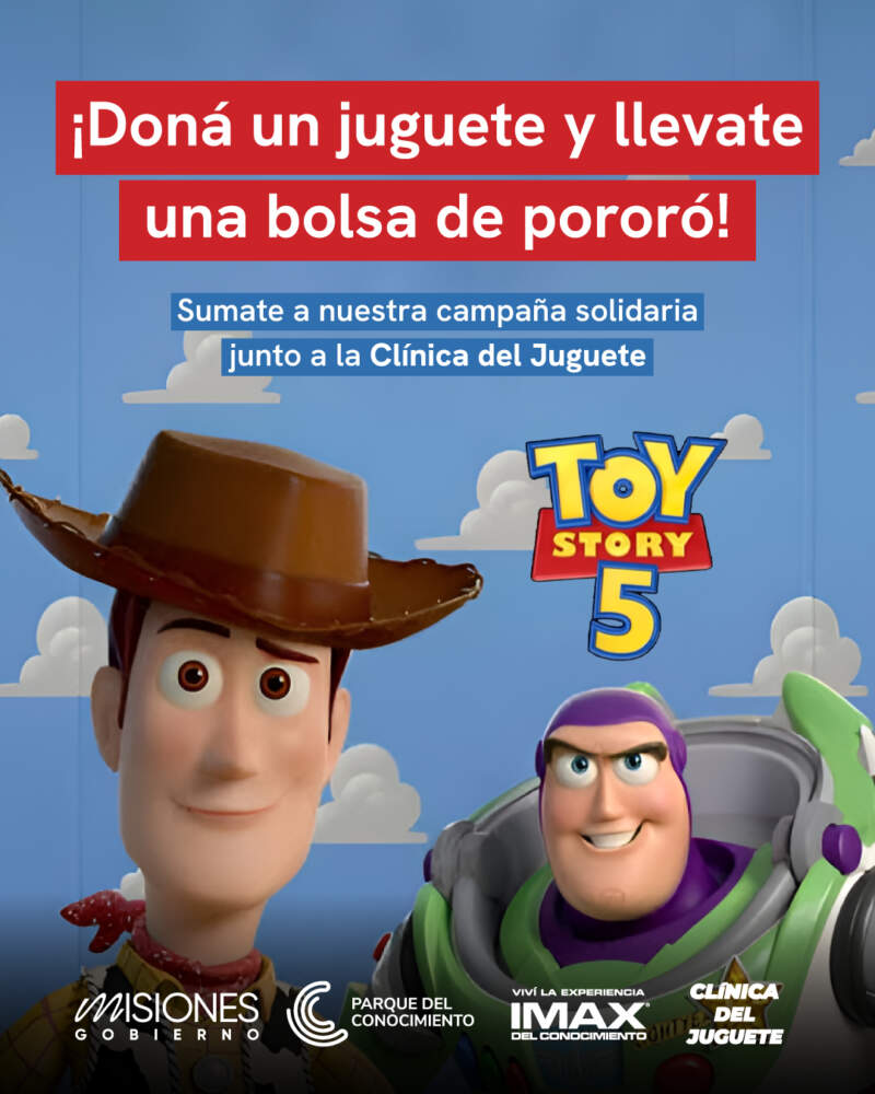 Toy Story 5 llega al Imax del Conocimiento con una propuesta solidaria para los más chicos 3 Toy Story 5 llega al Imax del Conocimiento con una propuesta solidaria para los más chicos imagen-2