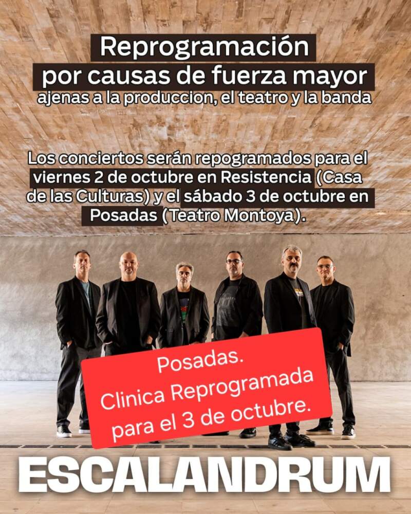 Escalandrum reprogramó para octubre su clínica abierta sobre el legado de Astor Piazzolla en Posadas imagen-2
