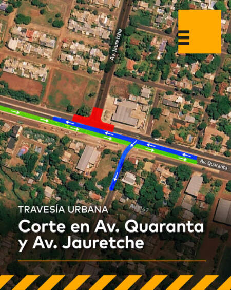 Travesía Urbana de Posadas: desde este lunes habrá cortes sobre la avenida Quaranta imagen-2