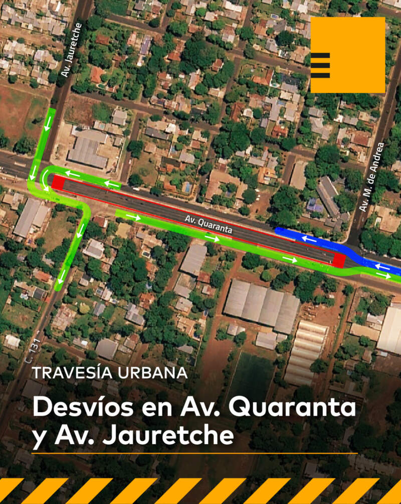Travesía Urbana de Posadas: desde este lunes habrá cortes sobre la avenida Quaranta imagen-2
