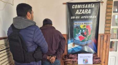 Robaba cables de cobre de una empresa en Azara, pero fue descubierto por la Policía y terminó detenido imagen-11
