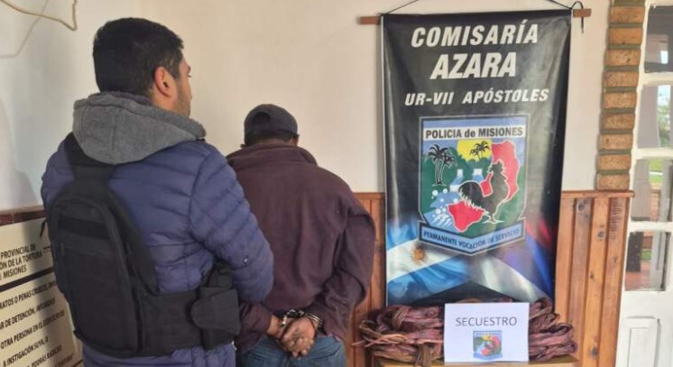 Robaba cables de cobre de una empresa en Azara, pero fue descubierto por la Policía y terminó detenido imagen-12