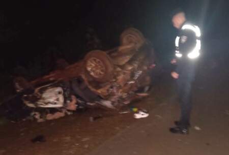 Violento despiste en la Ruta 14: una joven perdió el control de su auto y terminó en la banquina en Cerro Azul imagen-11