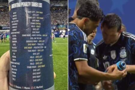 "Tenía anotado hasta a Rulli": revelan la insólita botella con machete que el arquero inglés Jordan Pickford olvidó tras la derrota ante Argentina imagen-5
