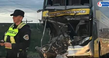 Ruta 12: grave siniestro vial a la altura de Capioví entre un ómnibus y un camión semirremolque Ruta 12: grave siniestro vial a la altura de Capioví entre un ómnibus y un camión semirremolque imagen-4