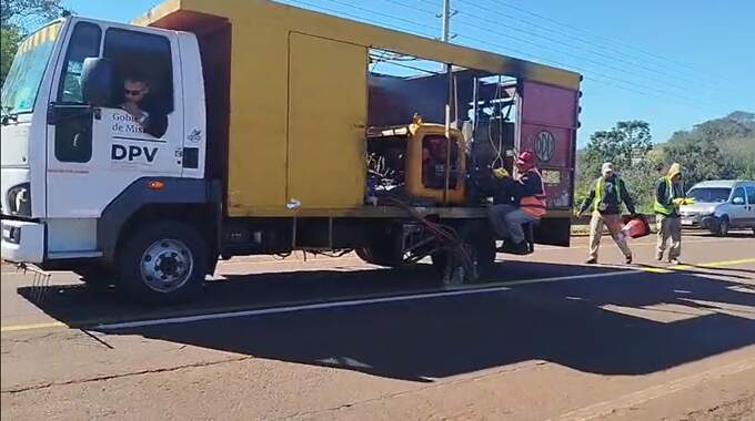 La DPV avanza con la demarcación de la Ruta Provincial 13 para reforzar la seguridad vial entre San Vicente y El Soberbio imagen-6