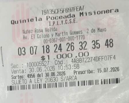 Ganó más de $326 millones en la Poceada y destinará el premio a ayudar a sus hijos y terminar un local imagen-4