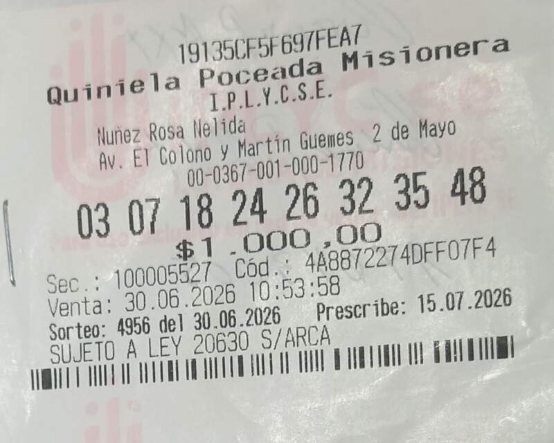 Ganó más de $326 millones en la Poceada y destinará el premio a ayudar a sus hijos y terminar un local imagen-6