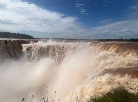 Cataratas: por crecida del río Iguazú cerraron preventivamente el circuito de la Garganta del Diablo imagen-11