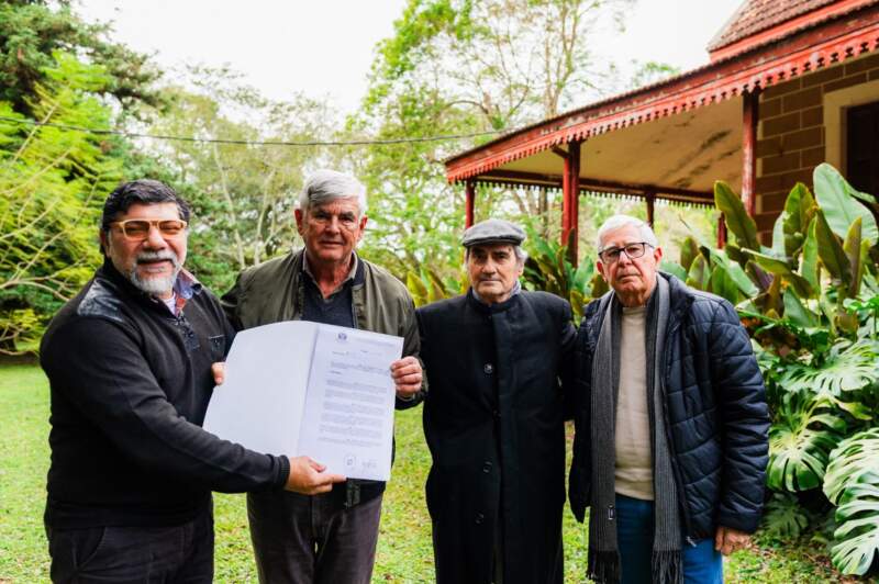 Declararon de interés cultural a la delegación de la “Trilha dos Santos Mártires” durante su paso por Posadas 7 Declararon de interés cultural a la delegación de la “Trilha dos Santos Mártires” durante su paso por Posadas imagen-6