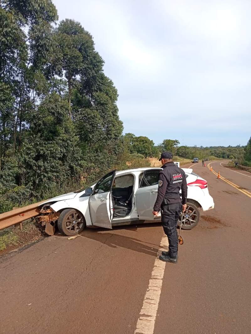 Conducía alcoholizado, despistó sobre la Ruta Nacional 14 y terminó detenido 3 Conducía alcoholizado, despistó sobre la Ruta Nacional 14 y terminó detenido imagen-2