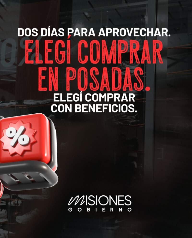 Se viene una nueva edición del Black Friday Posadas, para el 7 y 8 de agosto 11 Se viene una nueva edición del Black Friday Posadas, para el 7 y 8 de agosto imagen-10