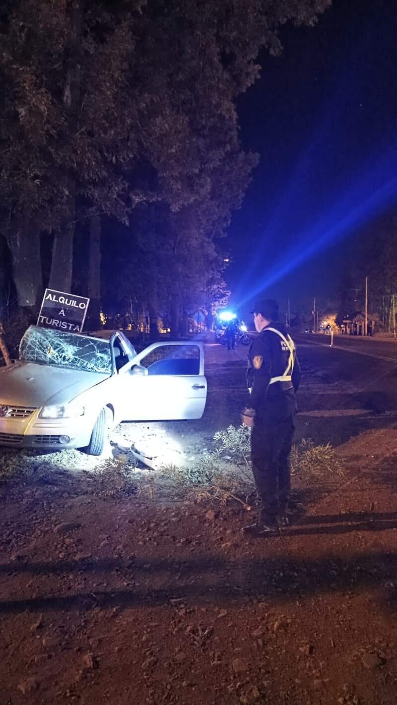 Un automovilista resultó lesionado tras despistar sobre la Ruta Nacional 12 en Jardín América imagen-12