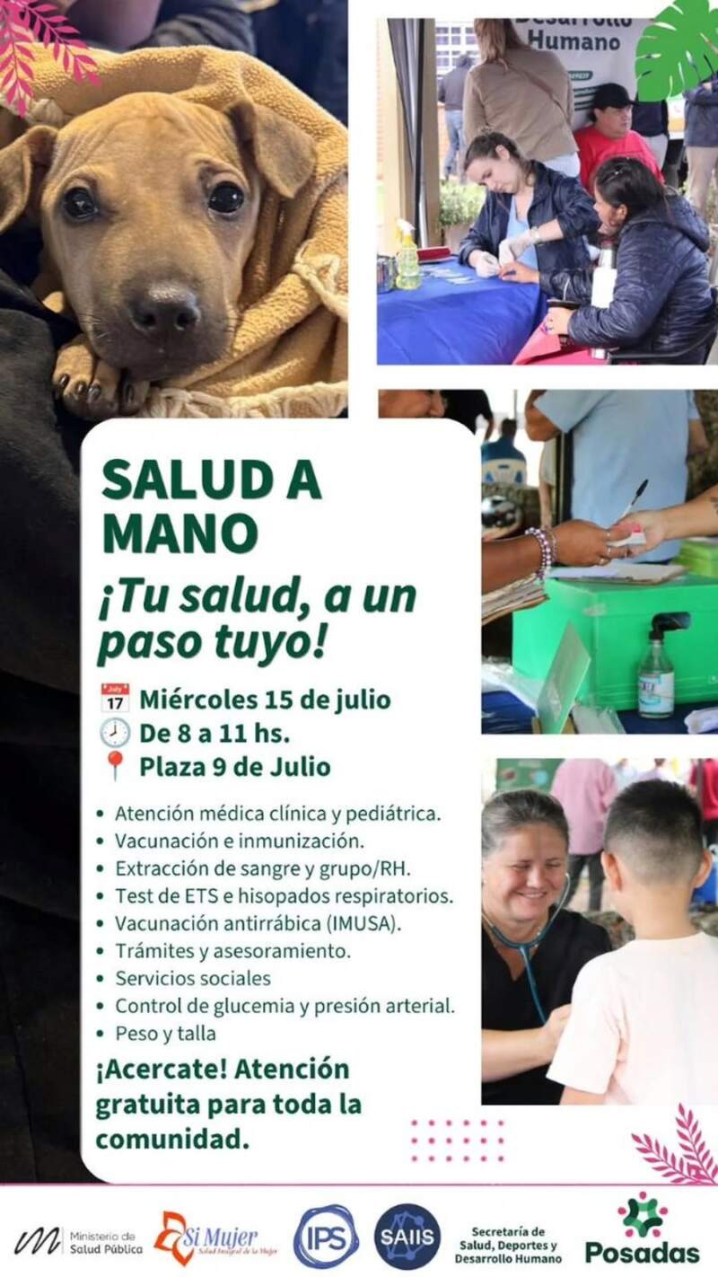 La Plaza 9 de Julio será sede de un nuevo Operativo Integral de Salud con controles gratuitos para vecinos imagen-2