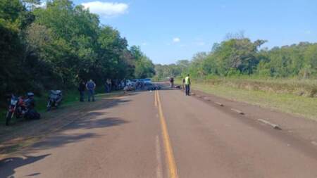 Tres motociclistas resultaron heridos tras un choque sobre la Ruta Provincial 216 imagen-11